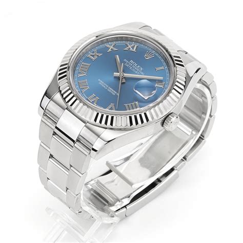 rolex datejust 2 azure blue|rolex datejust blue for sale.